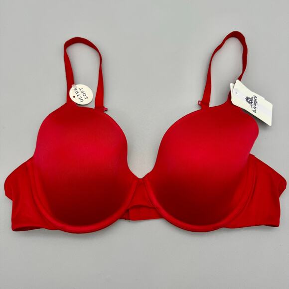 B.Tempt'd by Wacoal Bra Womens 36C Red Ultra Soft Feminine Basic Modern Comfort - Picture 1 of 7